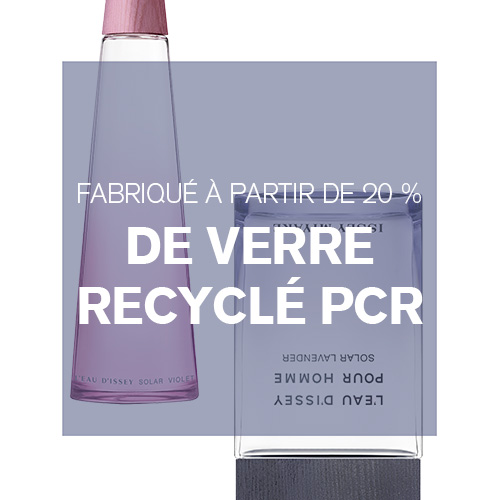 Fabriqué à partir de 20 % de verre recyclé PCR