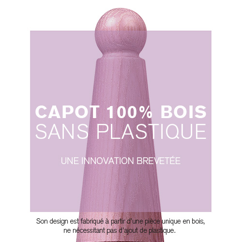 Capot en 100 % bois sans plastique