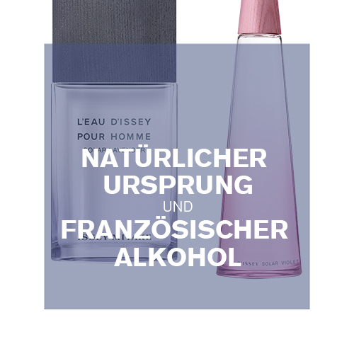 Natürlicher Ursprung und französischer Alkohol